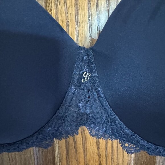 Leilieve by Manicardi Navy Padded Underwire Bra - Sz 36E - Picture 4 of 5